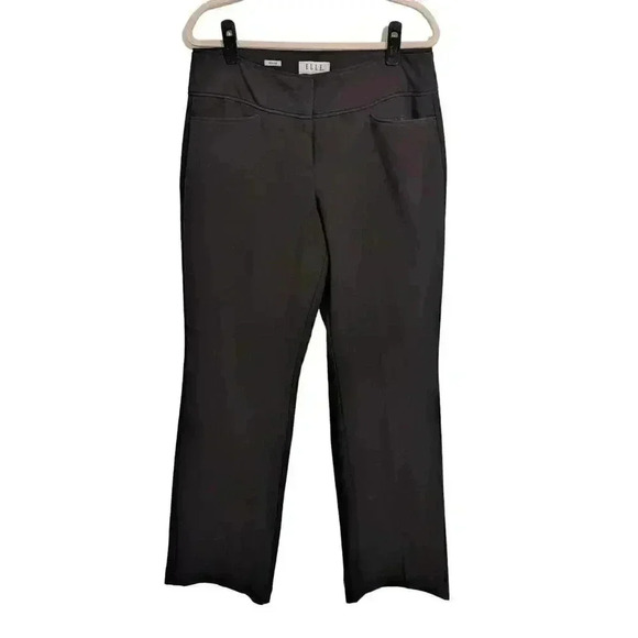 Elle Black Wide Leg Business Trouser Size 10 - Picture 1 of 6